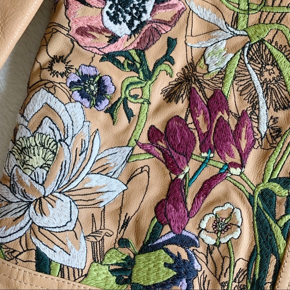 NWT Authentic Gucci Embroidered Leather Jacket - Picture 4 of 8